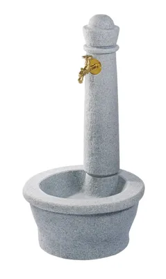 Immagine prodotto di GARANTIA ROMA fontana in pietra lightgranite incl. rubinetto nostalgico
