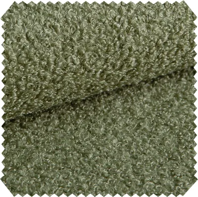 Produktbild von novely® CENTRO Bouclé Möbelstoff Kuschelweich Voluminös Waterstop Polsterstoff | Meterware | 1lfm - Farbe: 13 Olivgrün