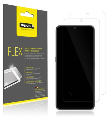 Obrázek produktu pro 2x ochranná fólie pro Umidigi Power 5, 100% pokrytí displeje, dipos Flex