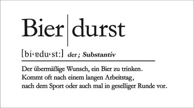 Produktbild von Decopanel Bierdurst Definition 30x15 cm