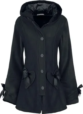 Produktbild von Poizen Industries Kurzmantel Damen Alison Coat schwarz XL