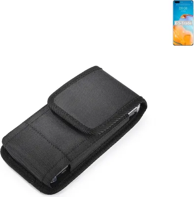 Produktbild von Holster Gürteltasche kompatibel mit Huawei P40 Pro+ Holster Gürtel Tasche wasserabweisend Handy Hülle Schutz Hülle Outdoor schwarz K-S-Trade