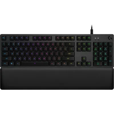 Produktbild von Logitech G 920-008898, Kabelgebunden, USB, Mechanischer Switch, QWERTY, RGB-LED, Karbon