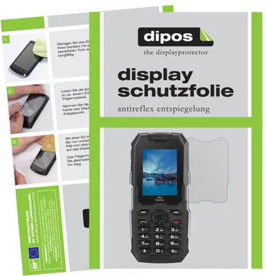 Produktbild von 2x Schutzfolie für Snopow M2 matt Displayschutzfolie Folie Display Schutz dipos