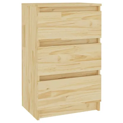 Produktbild von Nachtschrank 40x29,5x64 cm Massivholz Kiefer