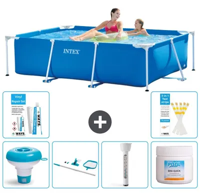 Produktbild von Rechteckiger Frame Pool - 220x150x60 cm - 7-teilig S22342