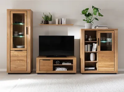 A living room setting with furniture.