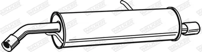 Produktbild von Walker Endschalldämpfer  23227