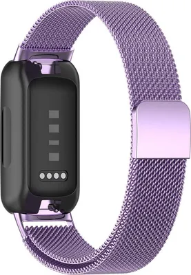 Obrázok produktu pre Fialový remienok kompatibilný s Fitbit Inspire 3 – milánsky remienok – kovový – CHPN