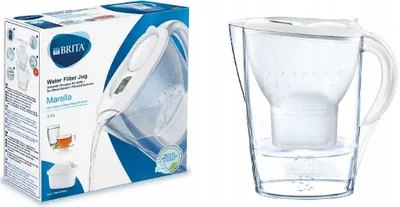 Zdjęcie produktu dla Brita Marella Cool 2,4 L dzbanek filtrujący bez wkładów biały do wkładów Maxtra