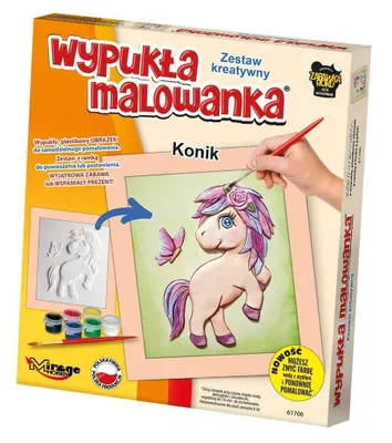 Produktbild von Konvexes Malbuch - Kleines Pferd