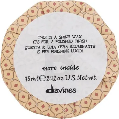 Obrázek produktu pro Davines This is a Shine Wax, Vosk na vlasy, 75 ml, Unisex, Všechny vlasy, Sklenice, Tvarovací