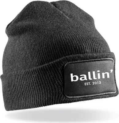 Produktbild von Ballin Est. 2013 Beanie Schwarz - Große one size