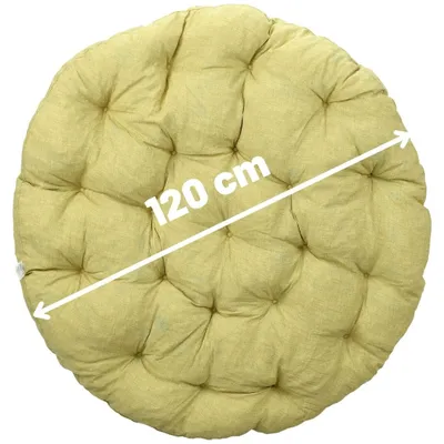 Zdjęcie produktu dla AMPO poduszka na fotel papasan kosz wiszący kokon 120cm