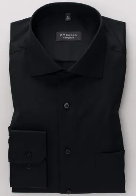 Produktbild von Eterna Herren Hemd Comfort Fit 8817-39-E19K AL: 65 cm Gr. 43 schwarz
