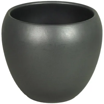 Produktbild von Floran Pflanztopf - anthrazit - matt - Keramik - 14 x 11 cm