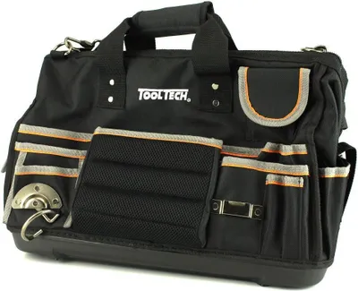 Produktbild von Nylon Werkzeugkoffer Werkzeugtasche schwarz Werkzeug Tooltech 11538
