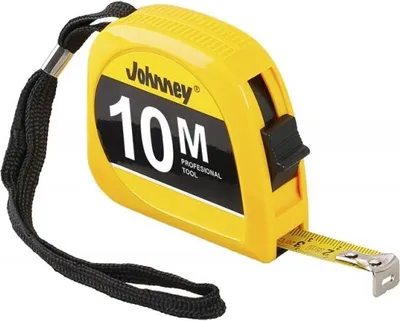 Produktbild von Maßband JOHNNEY KDS gelb 10mx25mm