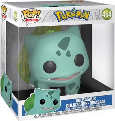 Produktbild von Pokemon - Bulbasaur Bulbizarre Bisasam 454 - Funko Pop! - Vinyl Figur