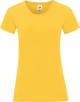 Immagine prodotto di Maglietta Fruit Of The Loom Iconic da donna, manica corta PC3400 (S) (Giallo sole)