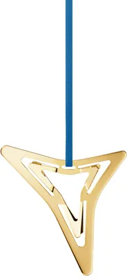 Immagine prodotto di Georg Jensen - Ornamento natalizio Stella a 3 punte 2021, placcato oro