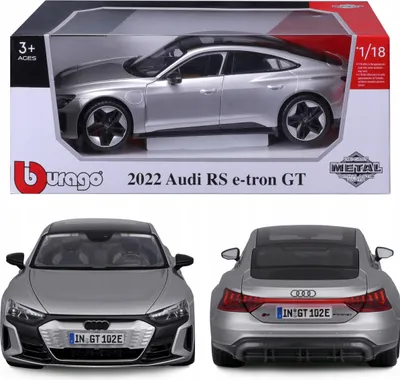 Zdjęcie produktu dla BBURAGO Audi RS e-tron GT 22 1:18, Model samochodu miejskiego, Wstępnie zmontowany, 1:18, Audi RS e-tron GT, Każda płeć, Metal, Plastik