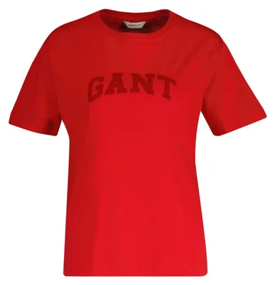 Produktbild von GANT T-Shirt mit Grafik-Design und Kurzarm, aus Material mit hohem Baumwollanteil