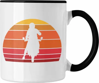 Produktbild von Trendation - Roller Fahrer Geschenk Tasse Rollerfahrer Geschenkidee Führerschein Bestanden (Schwarz)