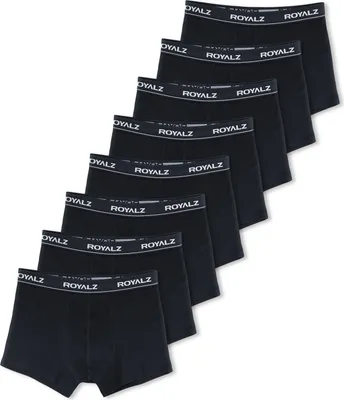 Produktbild von ROYALZ Boxershorts Herren Unterhosen 8er Pack Unterwäsche nahtlos für Sport und Freizeit, 8er Pack (95% Baumwolle / 5% Elasthan)