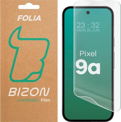 Produktbild von Hydrogel Folie für den Bildschirm für Google Pixel 9a, Bizon Glass Hydrogel Front, 1 Stück