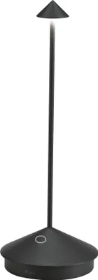Produktbild von Zafferano Stolná lampa na batérie Pina Pro Black 290mm