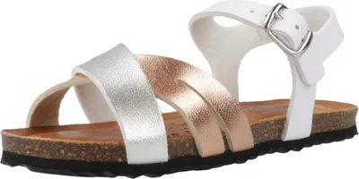 Image de Geox J Sandal Chilene Gir Couleur Blanc