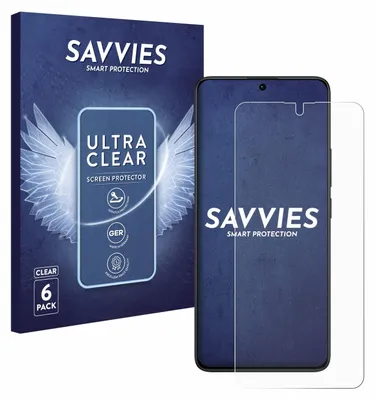 Produktbild von 6x Für Xiaomi Redmi Note 13 Pro 5G / 4G Schutzfolie Savvies Displayschutz Display Schutz Folie Klar Transparent