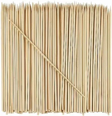 Produktbild von PolkaHome® Bambusspieße Set - 100 Stück 25 cm zum Grillen und für Snacks