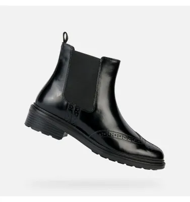 Produktbild von Geox Schwarze Damen-Ankle-Boots Walk Pleasure 38,5