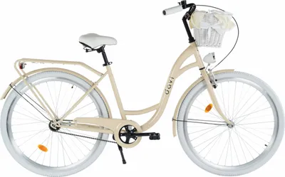 Produktbild von Damenfahrrad Davi Lila 28", 1 Gang, 160-180 cm, Kaffeebraun/Weiß