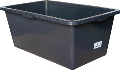 Image de Bac à mortier noir 90 L 720 x 420 x 300 mm 1209011, contenu:90 l
