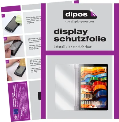 Produktbild von 2x dipos Crystalclear Lenovo Yoga Tablet 3 (10 Zoll)
