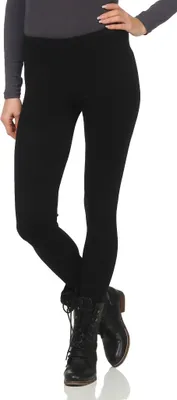 Produktbild von Damen warme weiche lange Leggings gestrickt Nahtlos Einheitsgröße Art. 294  S M L 36 38 40 schwarz