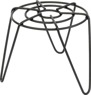 Produktbild von WAGNER Pflanzenständer HAIRPIN STYLE - Ø 22/30 x 20 cm, für Außen + Innen, Stahldraht schwarz, Tragkraft 40 kg - 25052001