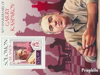 Produktbild von Briefmarken Salomoninseln 2014 Mi Block 276 (kompl. Ausg.) postfrisch Gary Kasparov