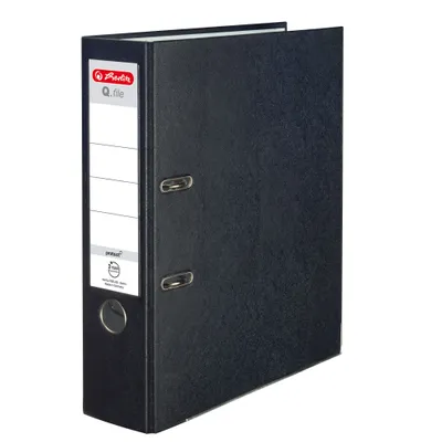 Produktbild von Segregator A4 8cm PP czarny Q file