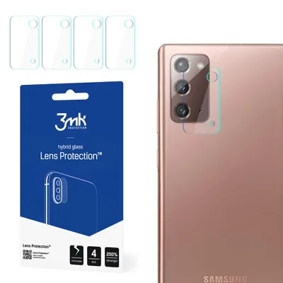 Produktbild von 3mk Hybridglas Lens Protection für Samsung Galaxy Note 20 5G Kamera Objektiv Kameralinse 0,16mm 6H (4 Stück)