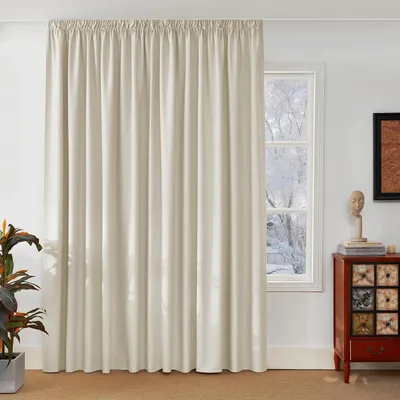 Immagine prodotto di Tende oscuranti - Tende che bloccano la luce - Ideali per la camera da letto - Isolanti termici e acustici - 300x260 cm - Beige chiaro