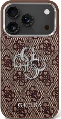 Zdjęcie produktu dla Etui Guess 4G Big Classic Logo do iPhone 17 brązowy