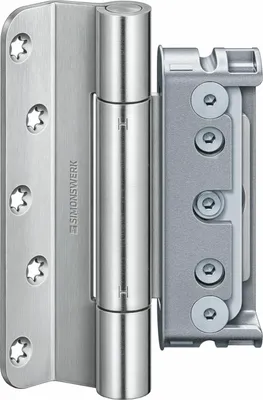 Produktbild von Haustürband-System BAKA Protect 4049 3D, 1 Satz= 3 Stk. Edelstahl