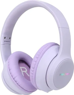 Produktbild von imoshion Kabellose Kinderkopfhörer LED Light - Dezibelbegrenzer - Mit AUX-Kabel - Lavender Lilac