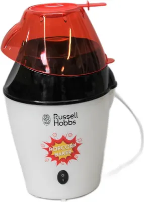 Produktbild von Russell Hobbs Fiesta 1200W Schwarz, Rot, Weiß Popcornmaschine