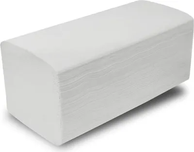 Produktbild von 8000 Papierhandtücher - 24 x 22 cm - weiß - ZZ- V - Falz - Falthandtücher