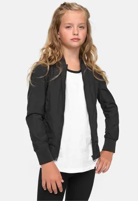 Produktbild von UCK1217 - Girls Light Bomber Jacket black 134/140